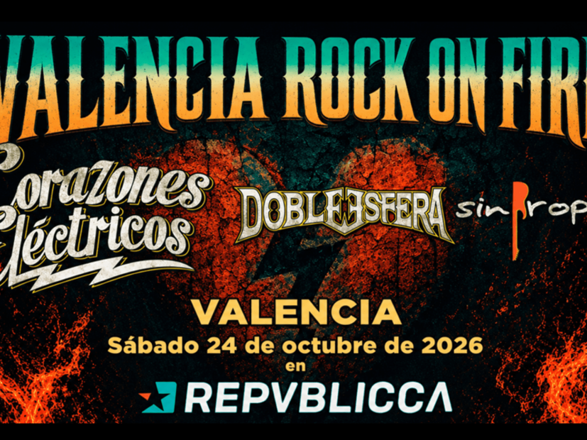 CORAZONES ELÉCTRICOS, DOBLE ESFERA Y SIN PROPINA incendiaran Valencia en el “VALENCIA ROCK ON&nbsp;FIRE”